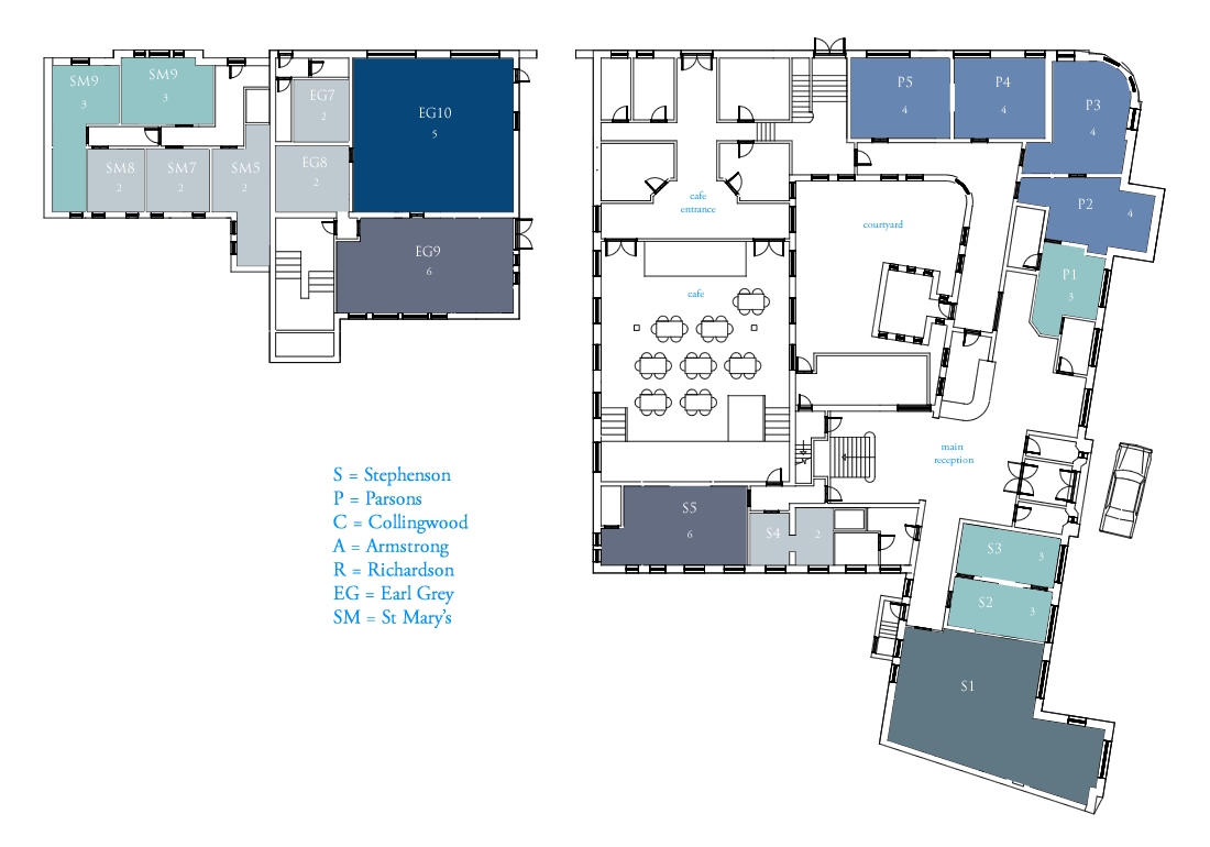 Ground Floor Office Floorplan at The Town Hall Chambers